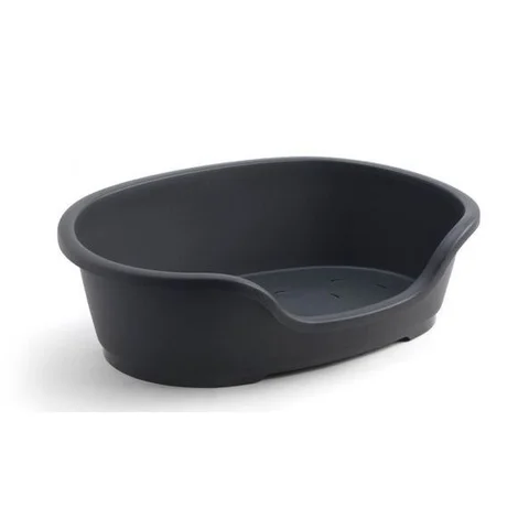 Moderna oval plastbädd svart 80 cm